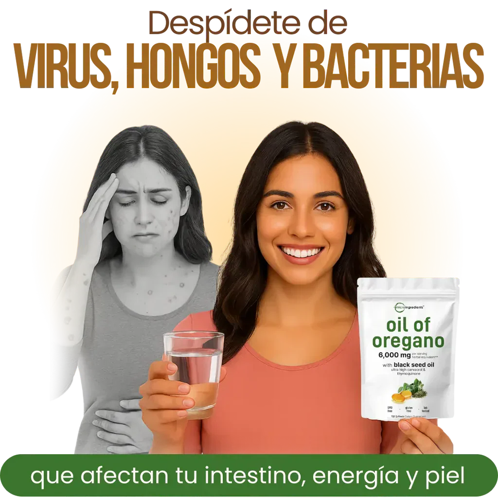 Aceite de Orégano con Semilla Negra En Cápsulas