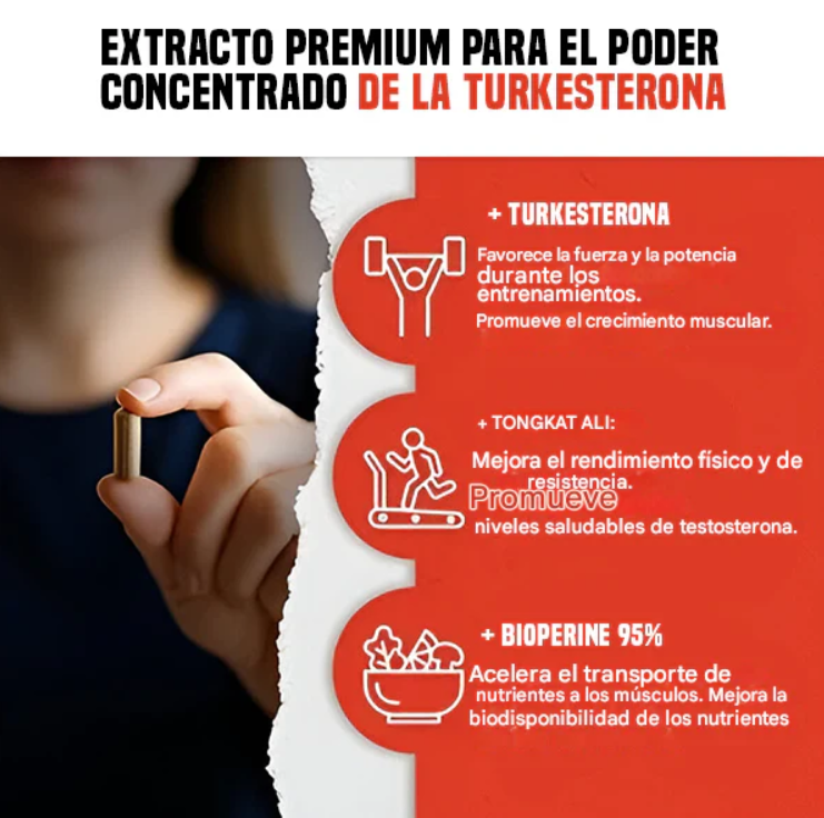 💪🔥 ¡Aumenta tu masa muscular como una bestia – el Turkesterone ya está aquí!