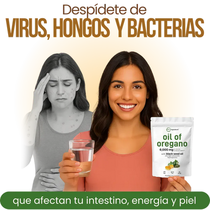 Aceite de Orégano con Semilla Negra En Cápsulas